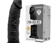 SILEXD DILDO PREMIUM SILICONE 7-5INCH NERO