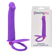 LOVING JOY VIBRATORE CINTURINO-DOPPIA PENETRAZIONE